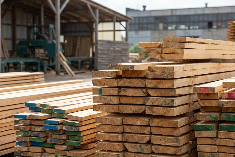Holzpaletten direkt vom Hersteller im Einsatz beim Verladen von Waren in Lager und Versandbereich