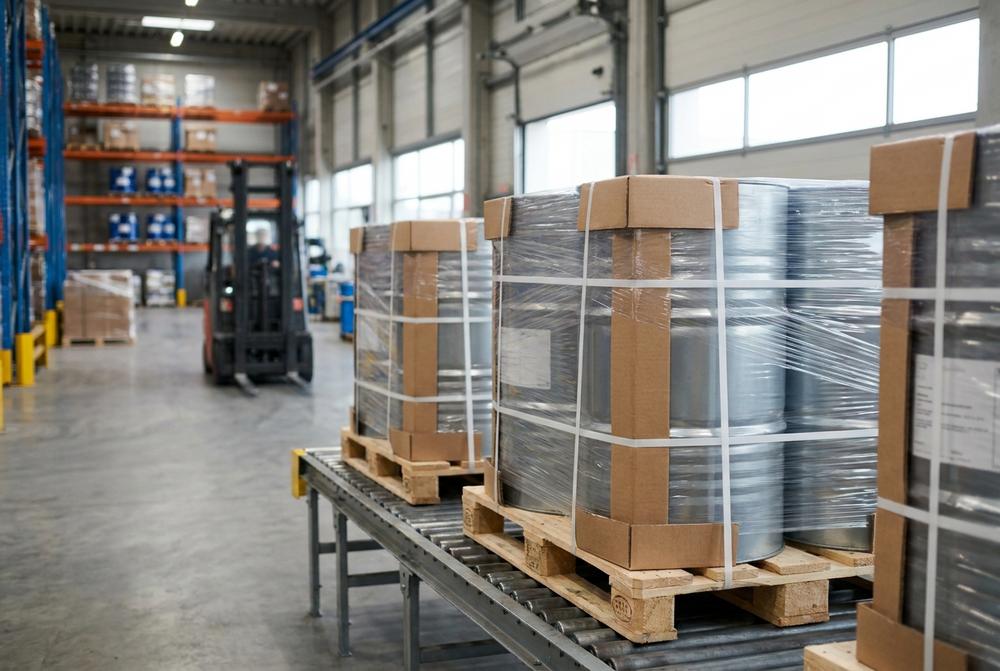 Industriepaletten direkt vom Hersteller für Logistik, Produktion und E-Commerce im Einsatz