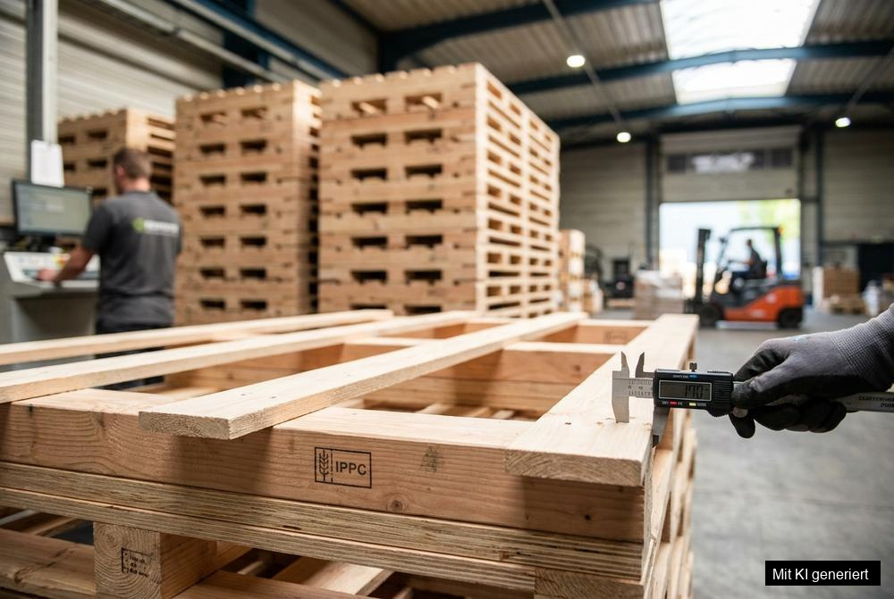 Maßgefertigte Paletten direkt für Logistik, Produktion und E-Commerce im Palettenlager